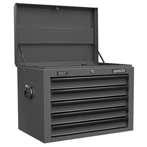 [AP26059TG] Sealey Superline PRO® Topchest 5 Drawer - Grey/Black