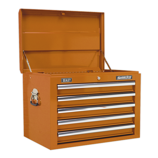 [AP26059TO] Sealey Superline PRO® Topchest 5 Drawer - Orange