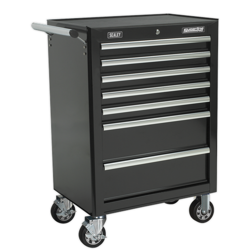 [AP26479TB] Sealey Superline PRO® Rollcab 7 Drawer - Black