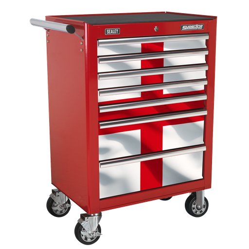 [AP26479TENG] Sealey Superline PRO® Rollcab 7 Drawer & England Graphics Pack