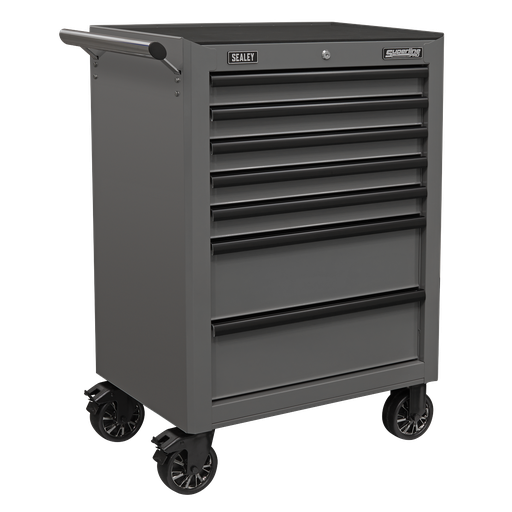 [AP26479TG] Superline PRO® Rollcab 7 Drawer - Grey/Black