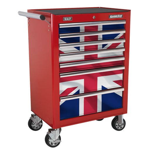 [AP26479TUJ] Sealey Superline PRO® Rollcab 7 Drawer & Union Jack Graphics Pack