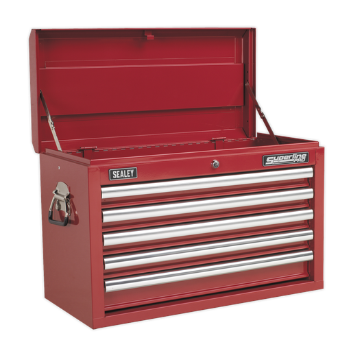 [AP33059] Sealey Superline PRO® Topchest 5 Drawer - Red