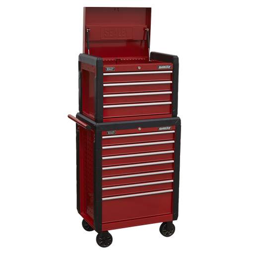 [AP3411STACK] Sealey Superline PRO® Topchest & Rollcab Combination 11 Drawer