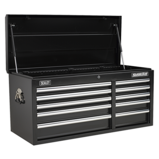 [AP41110B] Sealey Superline PRO® Heavy-Duty Topchest 10 Drawer - Black