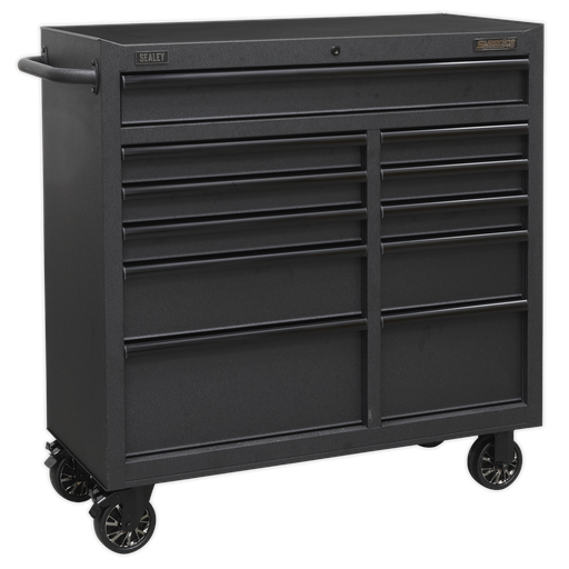 [AP4111BE] Sealey Superline PRO® Black Edition Rollcab with 11 Soft Close D