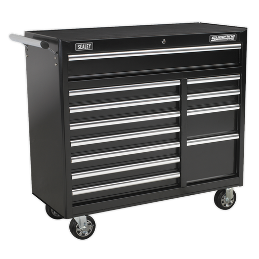 [AP41120B] Superline PRO® Heavy-Duty Rollcab 12 Drawer - Black