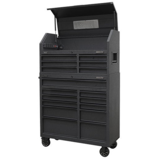 [AP41BESTACK] Sealey Superline PRO® Tool Chest Combination with 17 Soft Close Drawers & Power Strip