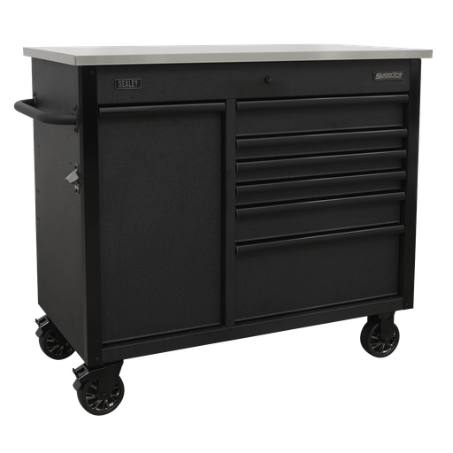 [AP4206BE] Sealey Superline PRO® Mobile Tool Cabinet with Power Tool Charging Drawer 1120mm