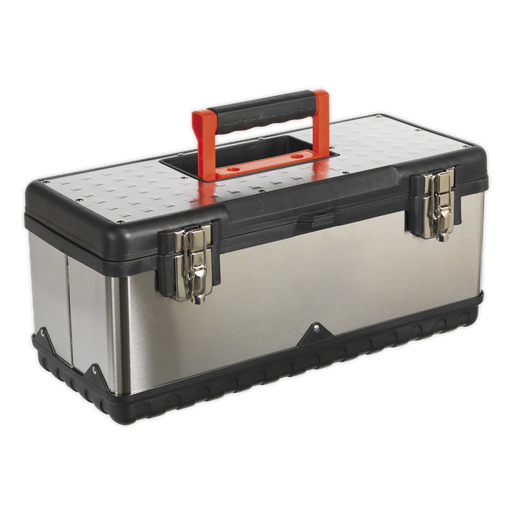 [AP505S] Sealey Stainless Steel Toolbox with Tote Tray 505mm