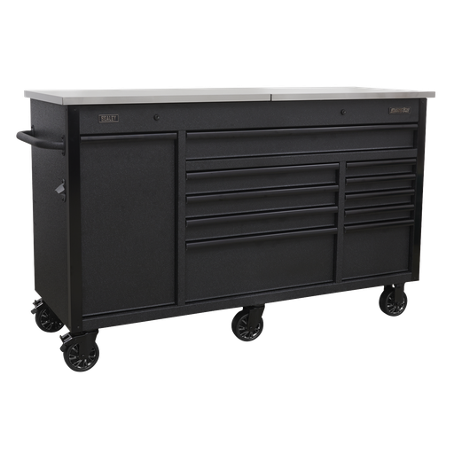 [AP6310BE] Sealey Superline PRO® Mobile Tool Cabinet with Power Tool Charging Drawer 1600mm