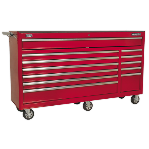 [AP6612] Superline PRO® Rollcab 12 Drawer - Red