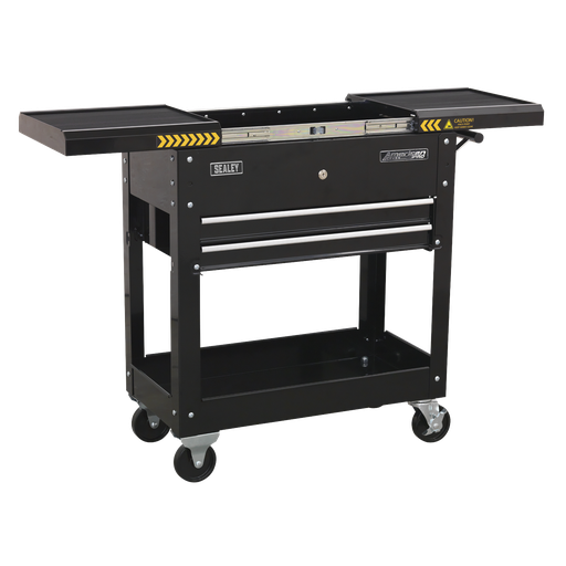 [AP705MB] Sealey American PRO® Mobile Tool & Parts Trolley - Black