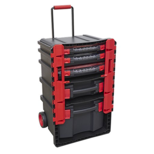 [AP860] Professional Mobile Toolbox with 5 Removable Storage Cases