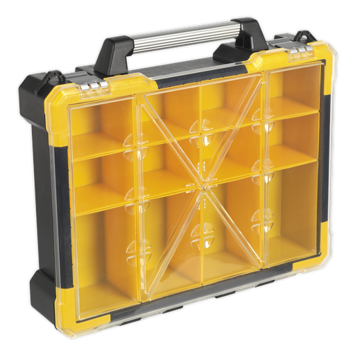 [APAS12R] Sealey Parts Storage Case with 12 Removable Compartments 490mm