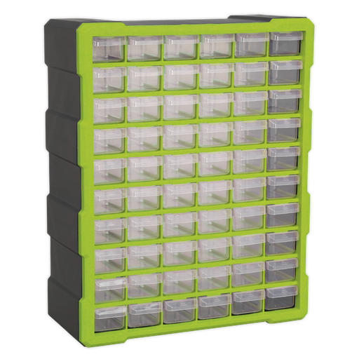 [APDC60HV] Sealey Cabinet Box 60 Drawer - Green/Black