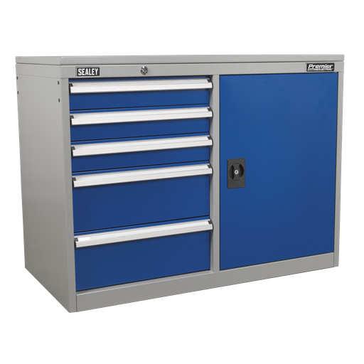 [API1103B] Sealey Premier Industrial™ Cabinet/Workstation with 5 Drawers & 