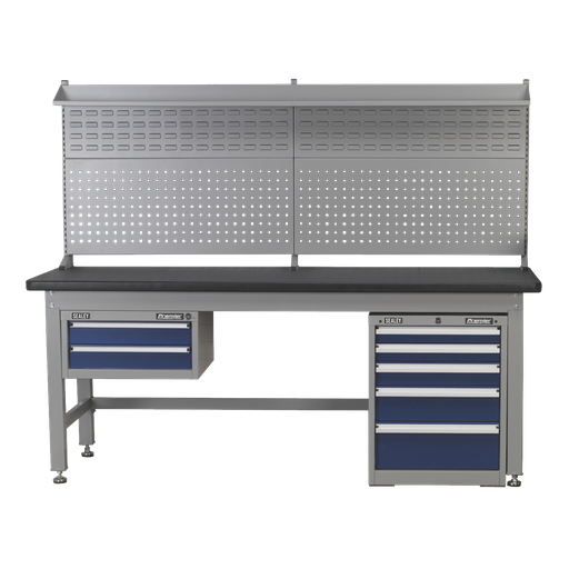 [API1800COMB02] Premier Industrial™ Complete Workstation & Cabinet Combo 1.8m