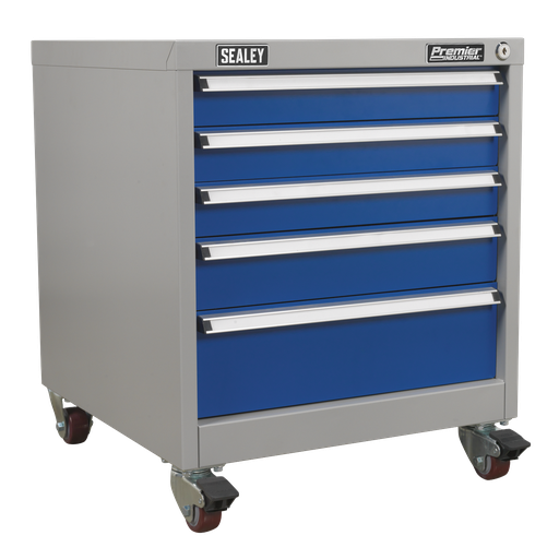 [API5657B] Premier Industrial™ Mobile Industrial Cabinet 5 Drawer