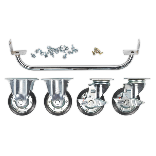 [API565KIT] Sealey Premier Industrial™ Handle & Wheel Kit for 565mm Cabinets