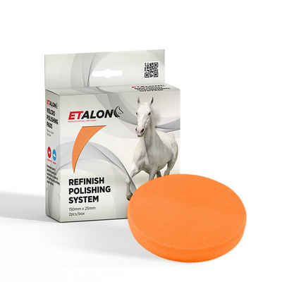 [ET1502503] Etalon Premium Medium Orange Polishing Pad 150mm x 25mm (2 Per P