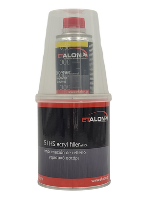 [ET5500AF-08/W] 800ml Etalon Etaprime 5:1 HS Acryl Primer and 160ml Hardener Fas