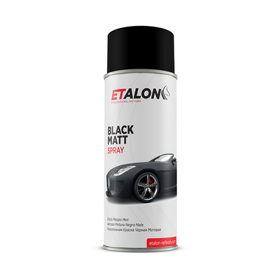 [ET854002-BM] 400ml Etalon Black Matt  Spray Aerosol
