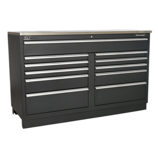[APMS04] Premier™ Heavy-Duty Modular Floor Cabinet 11 Drawer 1550mm