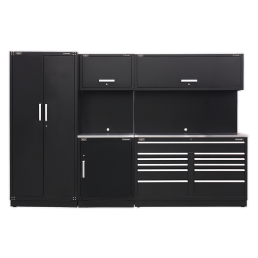 [APMSCOMBO2SS] Sealey Premier™ Storage System with Stainless Worktop 3.3m