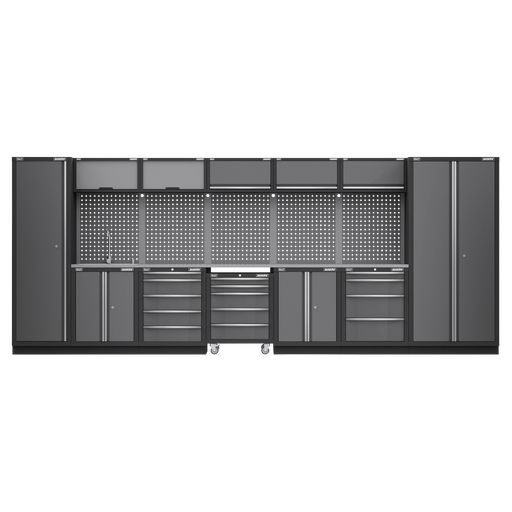 [APMSSTACK17SS] Superline PRO® Storage System with Stainless Worktop 4.92m