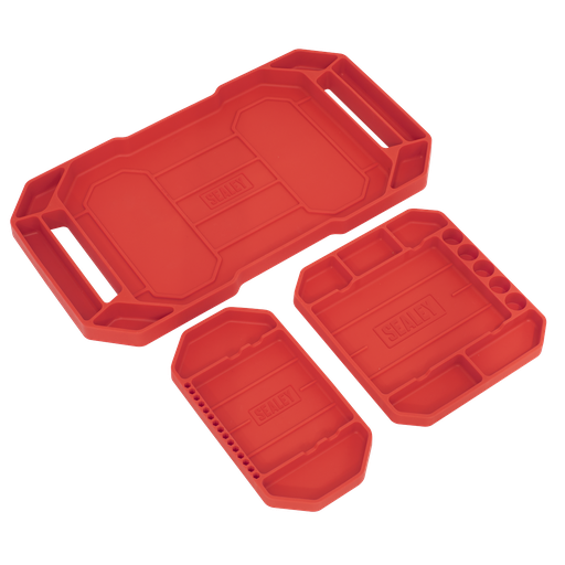 [APNST4] Sealey Non-Slip Flexible Tool Trays - Pack of 3