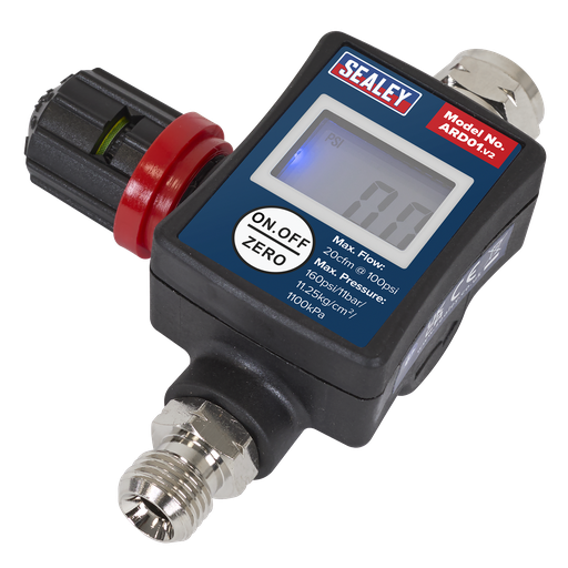 [ARD01] Sealey On-Gun Digital Pressure Regulator/Gauge