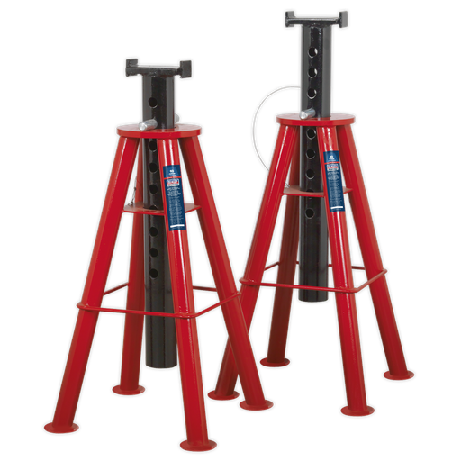 [AS10H] Premier Axle Stands (Pair) 10 Tonne Capacity per Stand High Level
