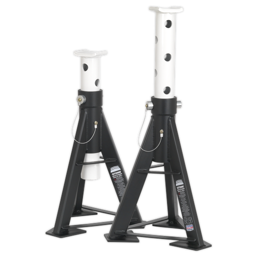 [AS12] Premier Axle Stands (Pair) 12 Tonne Capacity per Stand High Level