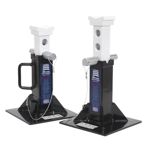 [AS20] Sealey Premier Axle Stands (Pair) 20 Tonne Capacity per Stand