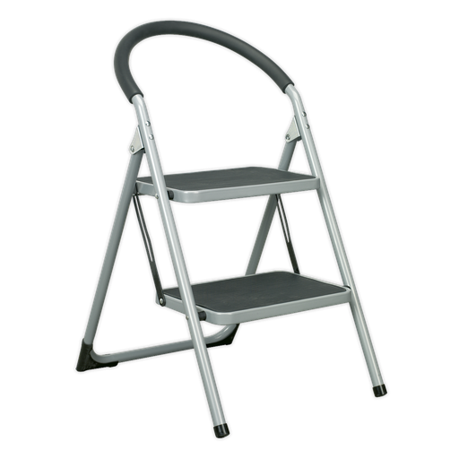 [ASL2] Sealey Step Stool 2-Tread 150kg Capacity - BS EN14183