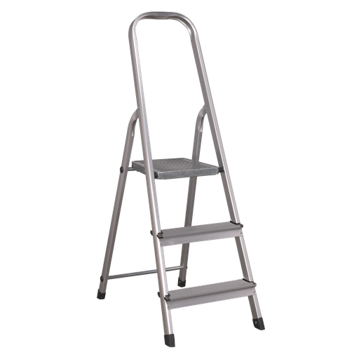 [ASL3S] Sealey Step Ladder 3-Tread Aluminium - BS EN 131