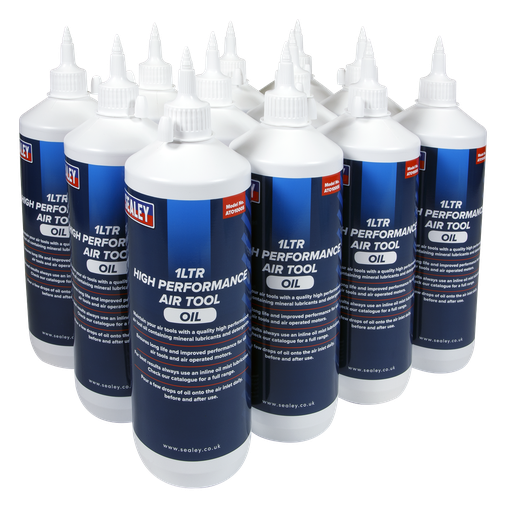 [ATO/1000] Sealey Air Tool Oil 1L - Pack of 12