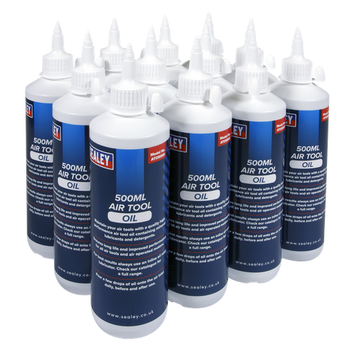 [ATO/500] Sealey Air Tool Oil 500ml - Pack of 12