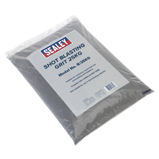 [B/25KG] Sealey Shot Blasting Grit Bag 25kg