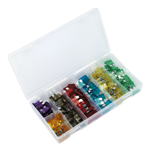 [BCF120] Sealey Automotive Standard Blade Fuse Assortment 120pc