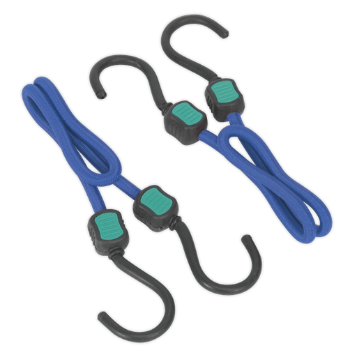 [BCS19] Sealey Bungee Cord Set 460mm 2pc