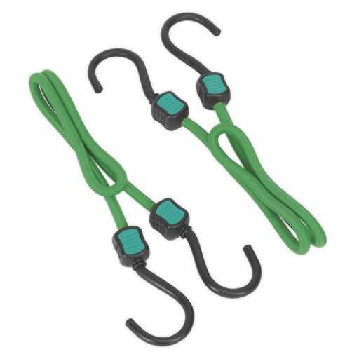 [BCS21] Sealey Bungee Cord Set 610mm 2pc