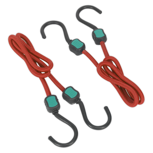 [BCS22] Sealey Bungee Cord Set 760mm 2pc