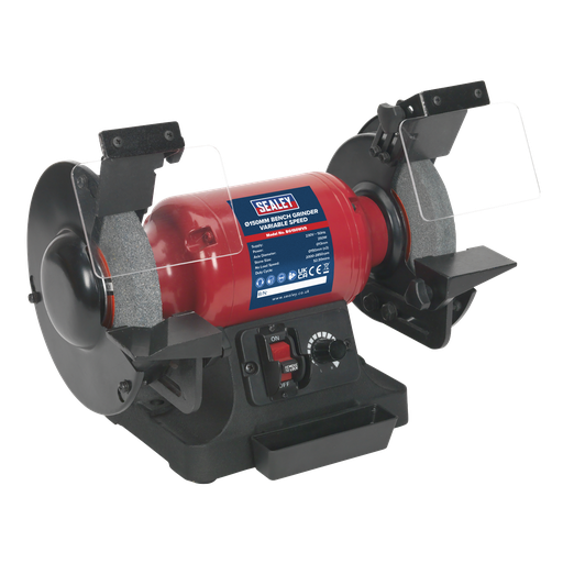 [BG150WVS] Sealey 150mm Bench Grinder with Variable Speed 250W/230V