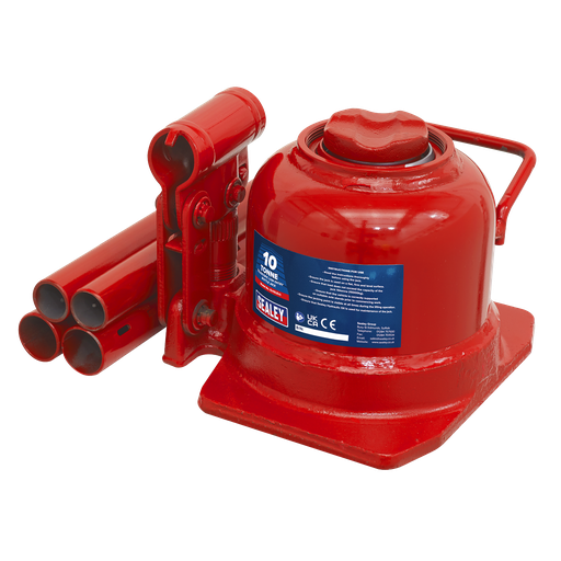 [BJ10LE] Sealey Low Profile Telescopic Bottle Jack 10 Tonne