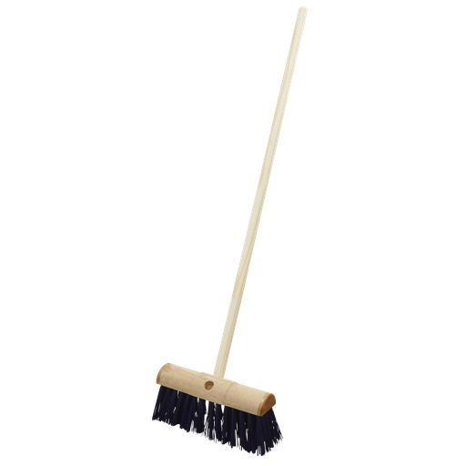 [BM13H] Stiff/Hard Bristle Yard Broom 13"(325mm)