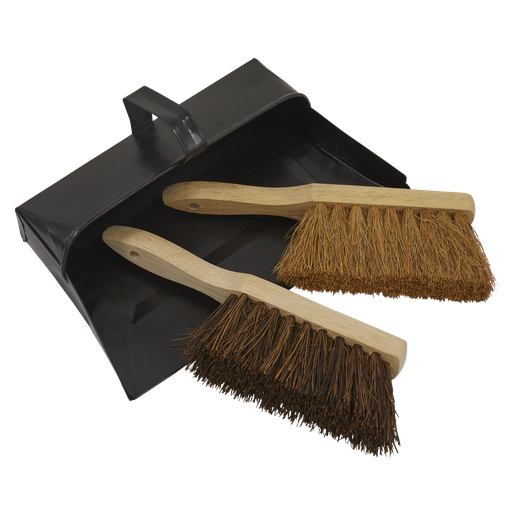 [BM26] Sealey Dustpan & Brushes Metal