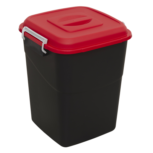 [BM50R] Sealey Refuse/Storage Bin 50L - Red