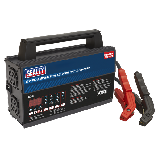 [BSCU170] Sealey 12V Battery Support Unit & Charger 100A